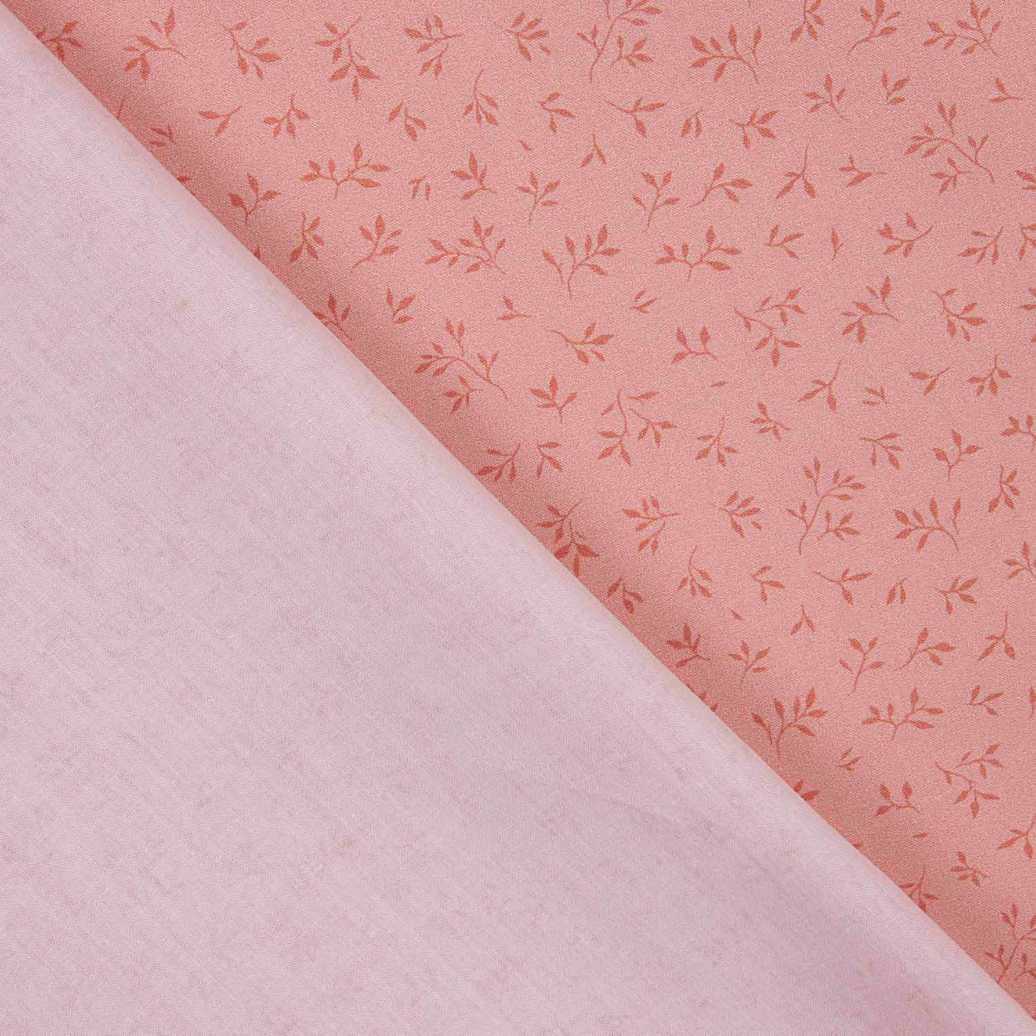 Strawberry Leaves Printed Calico - Ribes y Casals