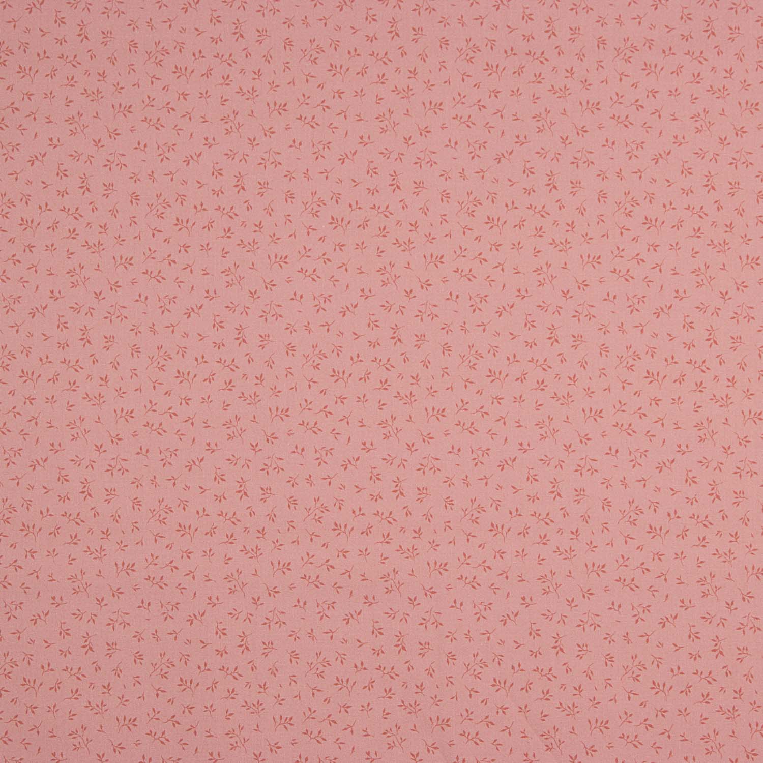 Strawberry Leaves Printed Calico - Ribes y Casals