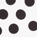 Satin Spandex Polka Dot Maxi Black - Ribes y Casals