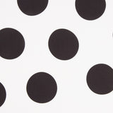 Satin Spandex Polka Dot Maxi Black - Ribes y Casals