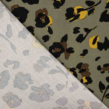 Jungle Chic Olive Printed Viscose - Ribes y Casals