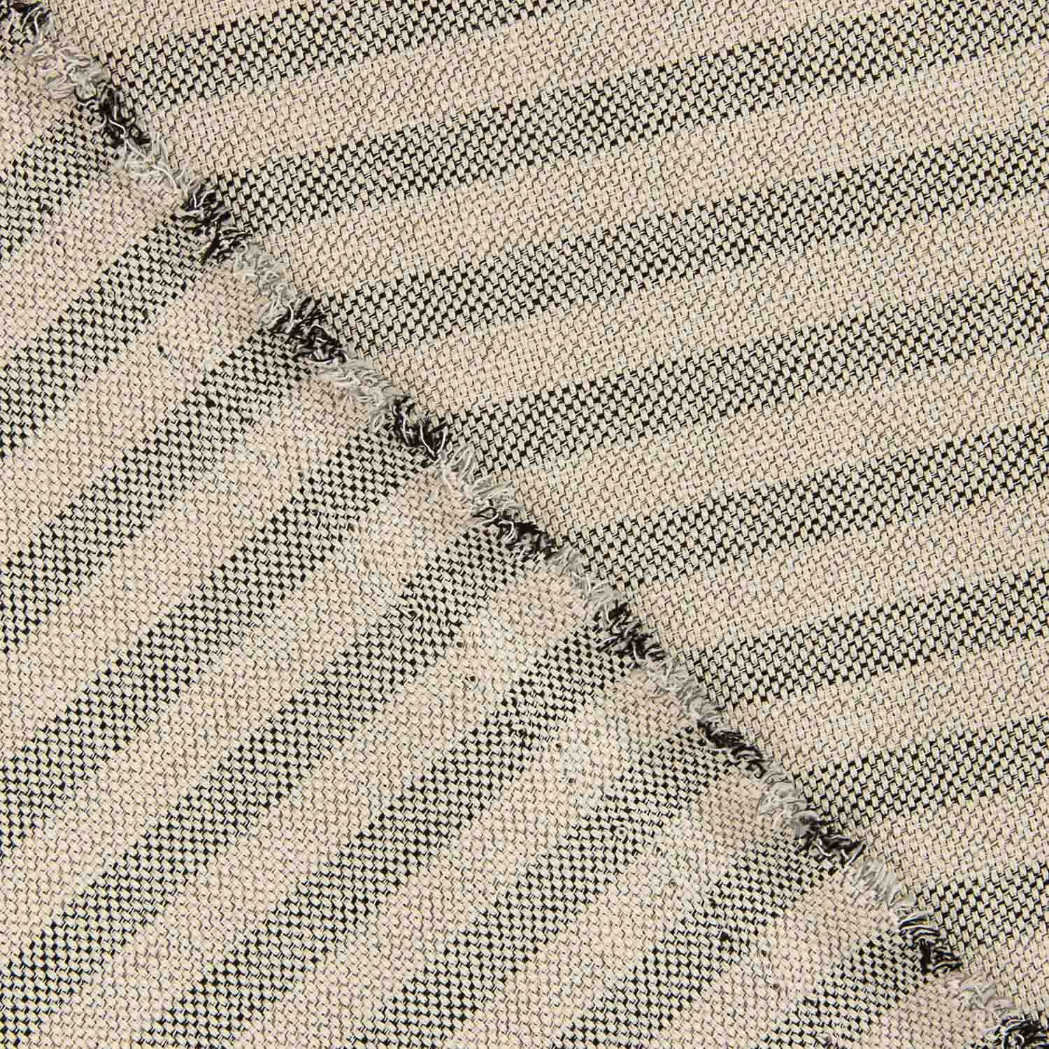 Famara Outdoor Canvas, Anthracite Grey Stripes - Ribes y Casals