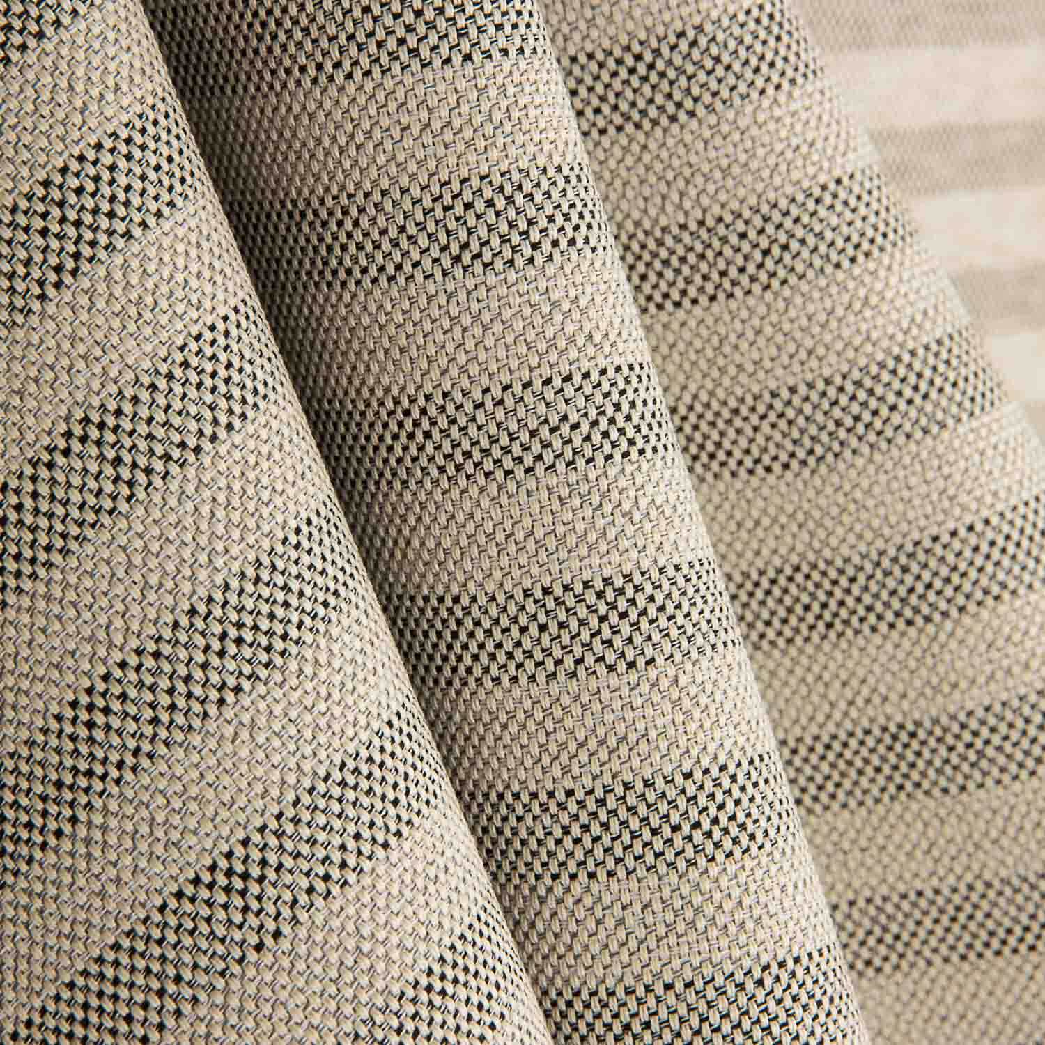 Famara Outdoor Canvas, Anthracite Grey Stripes - Ribes y Casals