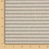 Famara Outdoor Canvas, Anthracite Grey Stripes - Ribes y Casals