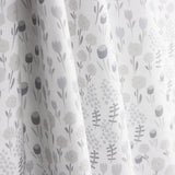 Grey Pradera printed percale - Ribes y Casals