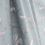 Safari Aqua Printed Calico - Ribes y Casals
