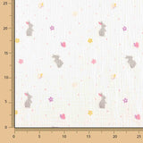 Muselina Algodón Conejitos Primavera - Ribes y Casals