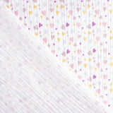 Muslin Cotton Pastel Hearts - Ribes y Casals