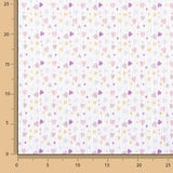 Muslin Cotton Pastel Hearts - Ribes y Casals