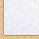 Blue and Mustard Star Cotton Muslin - Ribes y Casals