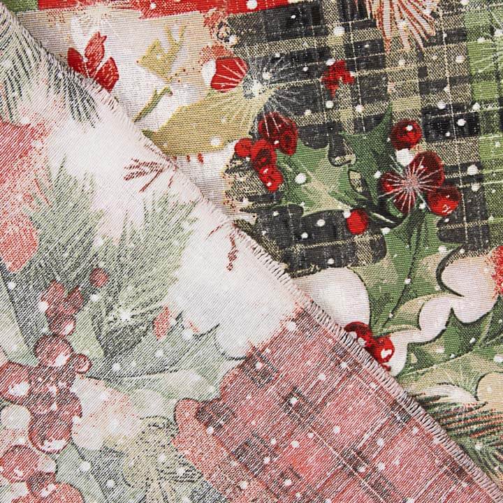 Printed Christmas Tartan Patchwork Cotton Canvas - Ribes y Casals
