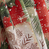 Printed Christmas Tartan Patchwork Cotton Canvas - Ribes y Casals