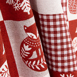 Nordic Patchwork Christmas Printed Cotton Canvas - Ribes y Casals