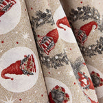 Christmas Gnome Printed Cotton Canvas - Ribes y Casals