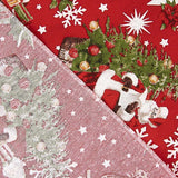 Printed Cotton Canvas: Father Christmas and Christmas Tree - Ribes y Casals