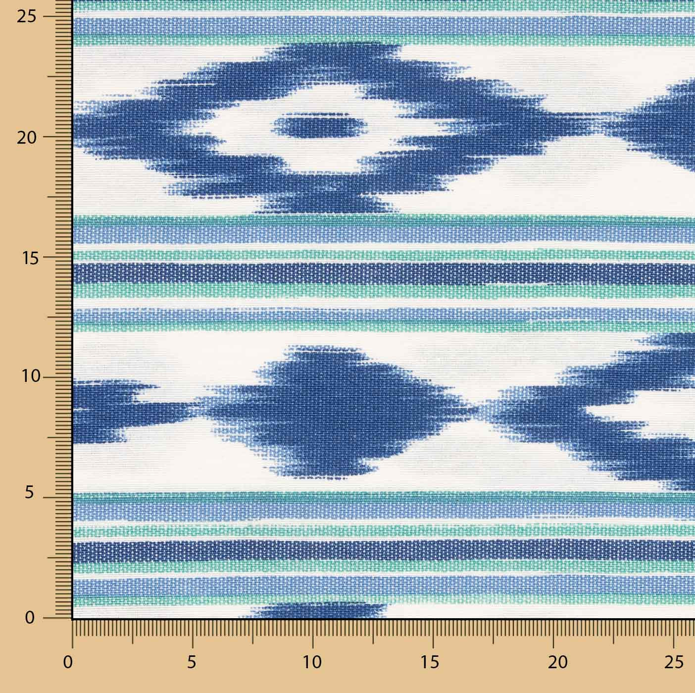 Blue and Green Mallorcan Language Printed Canvas - Ribes y Casals