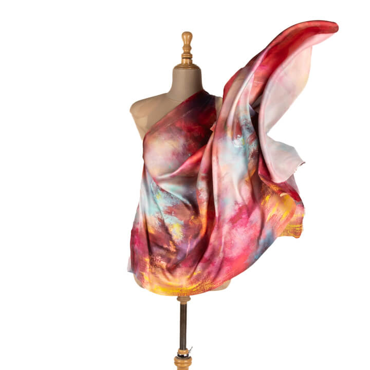 Abstract Printed Satin - Ribes y Casals