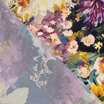 Yellow Dahlia Print Satin - Ribes y Casals