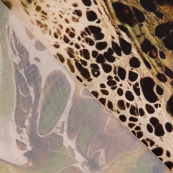 Moss-Printed Satin - Ribes y Casals
