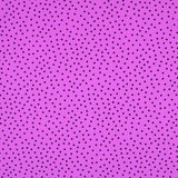 Polka Dots Crepe Black 7mm Purple - Ribes y Casals