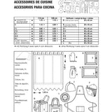 Burda Sewing Pattern 8125 Kitchen Accessories - Ribes y Casals