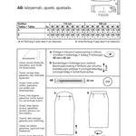 Burda Sewing Pattern 8155 Skirt - Ribes y Casals