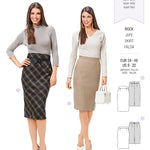 Burda Sewing Pattern 8155 Skirt - Ribes y Casals