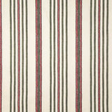 Cotton canvas with ethnic print in Green and Red - Ribes y Casals