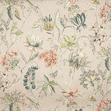 Cotton Canvas with Botanical Print and Watercolour Print - Ribes y Casals