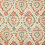 Cotton canvas, ethnic print, terracotta - Ribes y Casals
