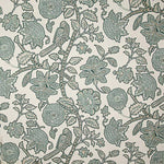 Cotton Canvas with Oriental Print – Garden, Sage Green - Ribes y Casals