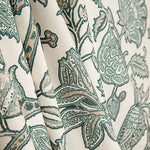 Cotton Canvas with Oriental Print – Garden, Sage Green - Ribes y Casals