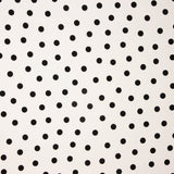 White Polka Dot Elastic Trench Coat - Ribes y Casals