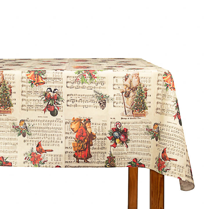 Vintage Christmas Resin-Coated, Stain-Resistant Sheet Music - Ribes y Casals
