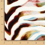 Artistic Zebra Print Viscose Elastane Knit - Ribes y Casals