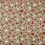 Jute Fabric with Snowflake Print - Ribes y Casals
