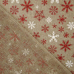 Jute Fabric with Snowflake Print - Ribes y Casals