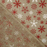 Jute Fabric with Snowflake Print - Ribes y Casals