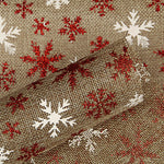Jute Fabric with Snowflake Print - Ribes y Casals