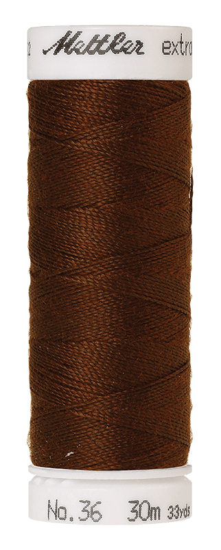 Thread Mettler Extra Strong 30m 975-Dark Brown - Ribes y Casals