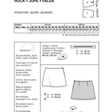 Burda Sewing Pattern 8237 Skirt - Ribes y Casals