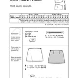 Burda Sewing Pattern 8237 Skirt - Ribes y Casals
