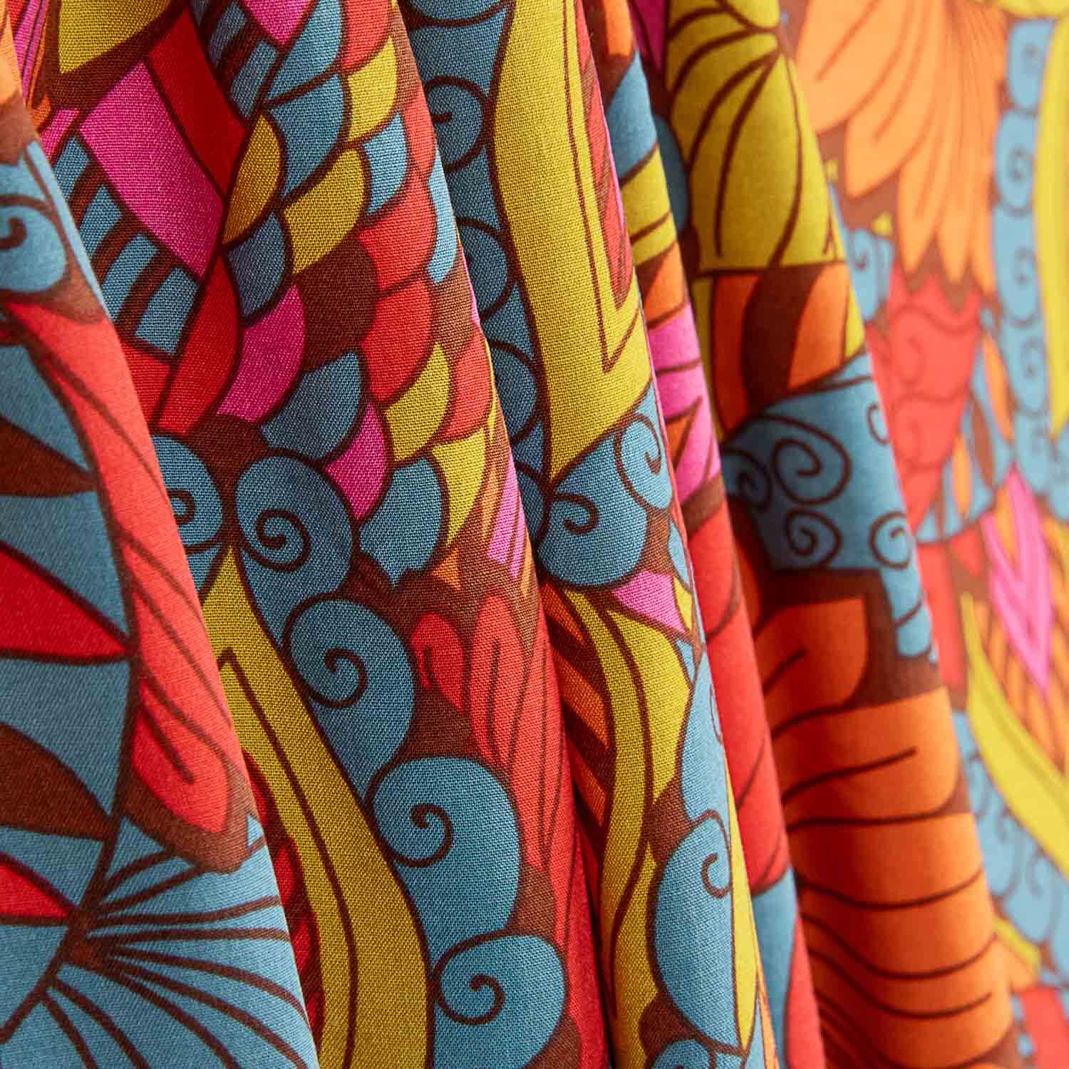 Multicoloured Ethnic Print Viscose - Ribes y Casals