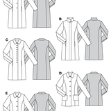 Burda Sewing Pattern 8292 Coat - Ribes y Casals
