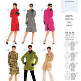 Burda Sewing Pattern 8292 Coat - Ribes y Casals
