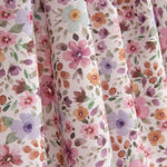 White Wild Garden Cotton Poplin - Ribes y Casals