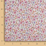White Wild Garden Cotton Poplin - Ribes y Casals