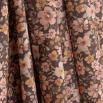 Brown Wild Garden Cotton Poplin - Ribes y Casals
