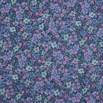 Blue Wild Garden Cotton Poplin - Ribes y Casals