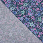 Blue Wild Garden Cotton Poplin - Ribes y Casals